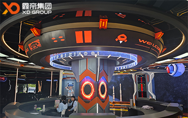 以异形LED屏科技重塑空间想象，鑫帝集团助力柒小柒科学探索中心打造沉浸式科普新地标